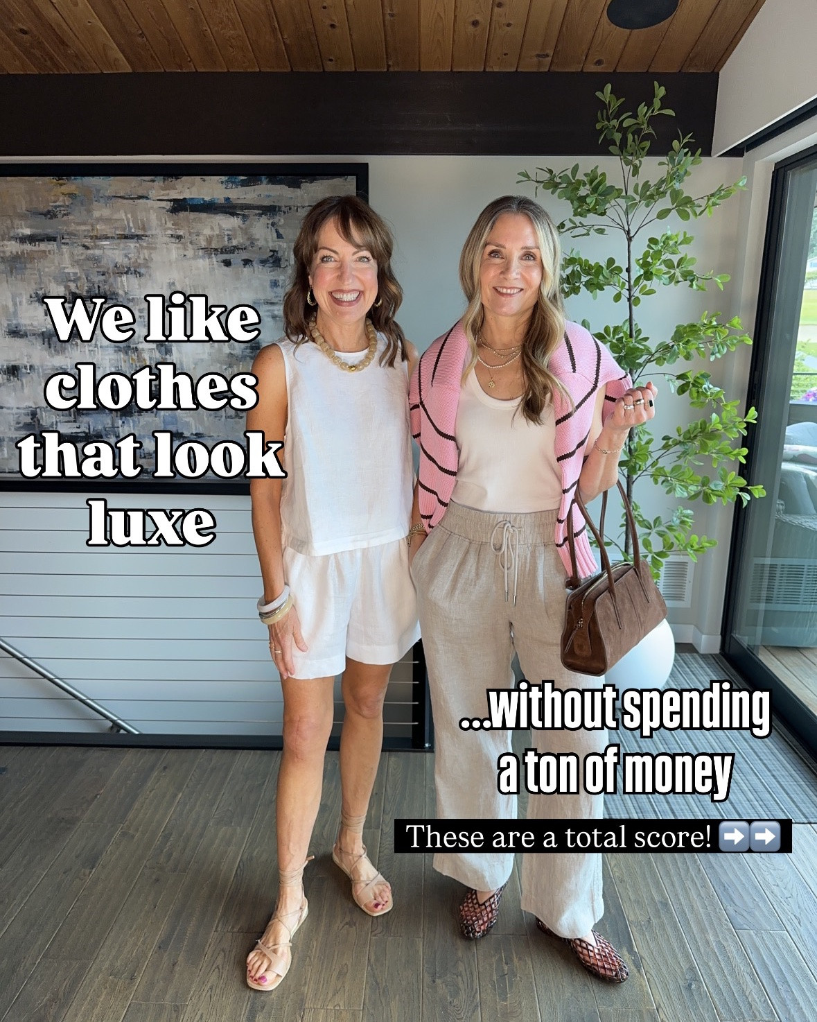 When we find top-notch design & quality under $50, it’s a total score!🙌🏼 

Especially high-quality European linen, which is all we want to wear in summer☀️ If you haven’t tried @Quince yet, what are you even doing?!😂 We’ve yet to be disappointed and have you checked out the men’s & home stuff? Oh my, so good!

We’re both 5’7” and wear small in tops, dresses and pants/skirts.

#LTKootd #LTKOver40 #LTKWorkwear