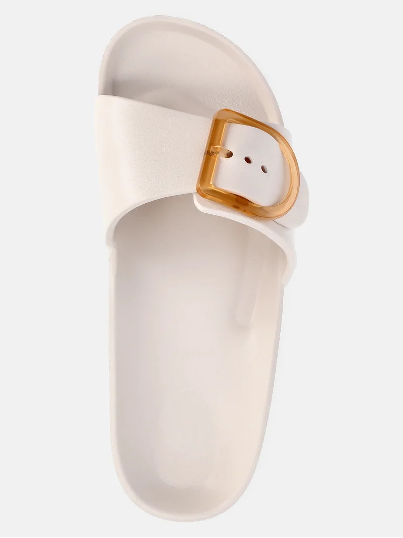 Time and Tru Women's One Buckle EVA Sandals | Walmart (US)