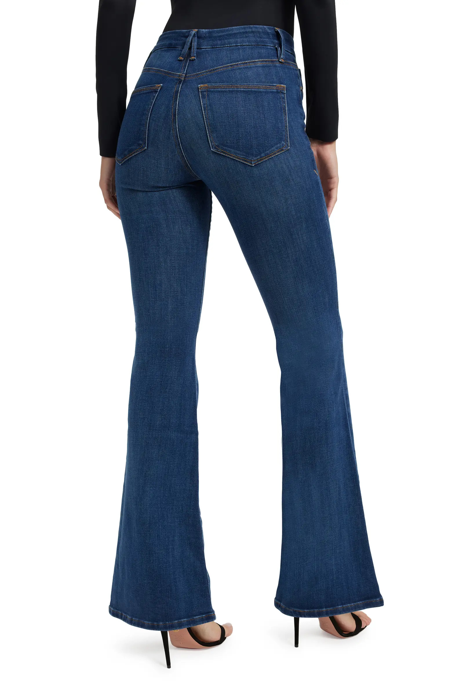 Good American Good Legs Flare Jeans | Nordstrom | Nordstrom