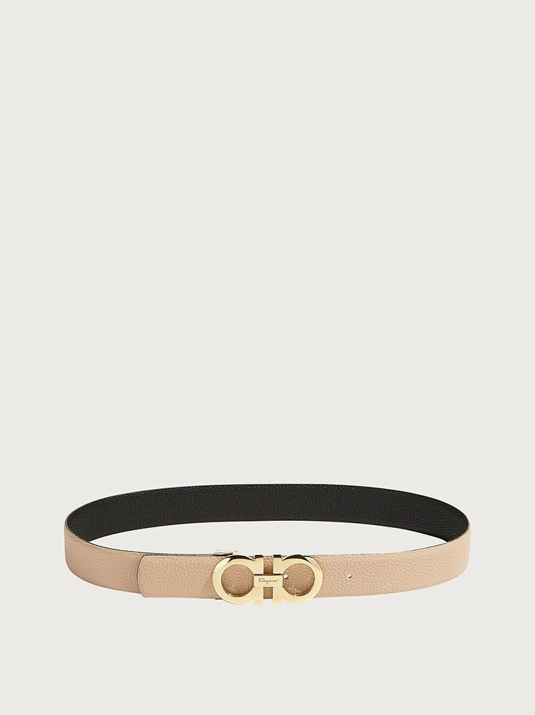 Reversible and adjustable Gancini belt | Ferragamo (EU)