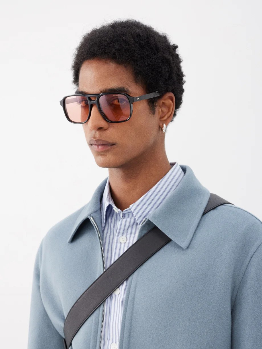 1394 aviator acetate sunglasses | Cutler And Gross | Matches (UK)