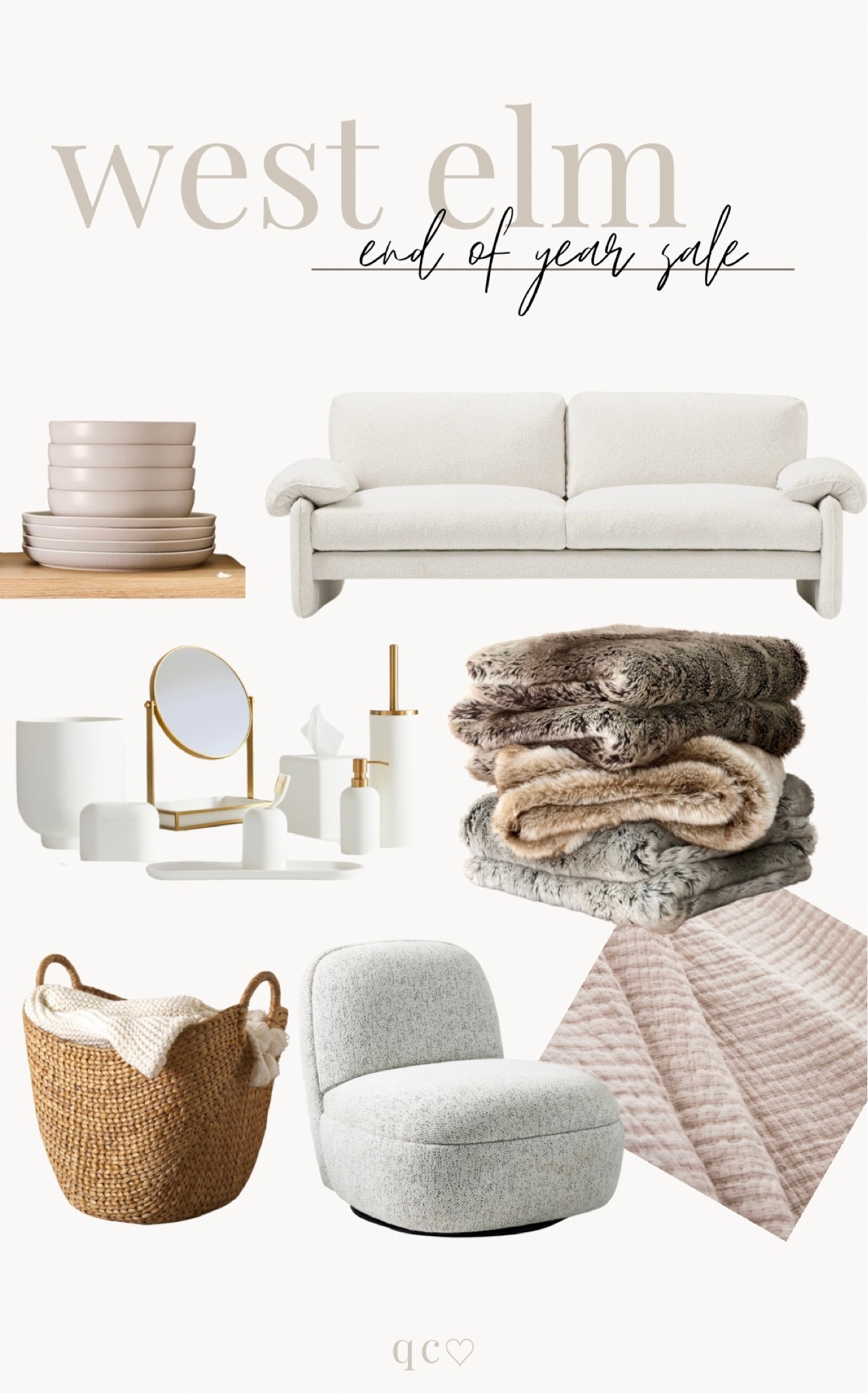 west elm end of year sale — up to 60% off furniture, decor, bedding, & more! 

// eoy sale, end of year sale, new years sale, new year sale, nye sale, home decor sale, modern traditional, neutral home decor, organic modern

#LTKhome #LTKSeasonal #LTKsalealert