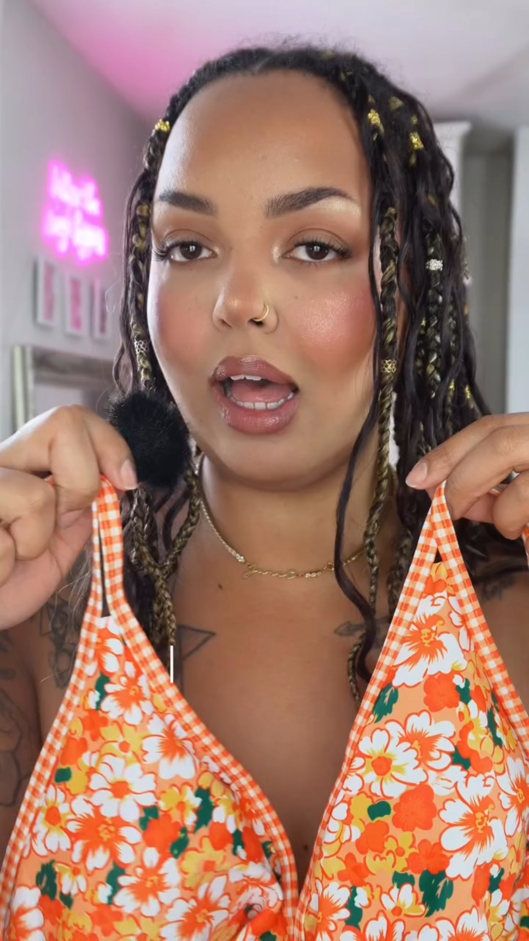 SHEIN swimwear vs a girl with an H cup 😅 some would call this a fail - i call it a lesson 💬

listen, i’ve found some gorgeously supportive bikinis from SHEIN, but let’s be real - they’re usually not triangle ones! it’s just the reality of being a fuller-busted girlie. we don’t wear everything, even when we really want to 😭

that said, i’ve still got some faves coming with me this summer, so don’t sleep on SHEIN swim! 💦🧡

💰 use SWUKjanetosayande558 for a discount!

#LTKplussize #LTKsummer #LTKswimwear