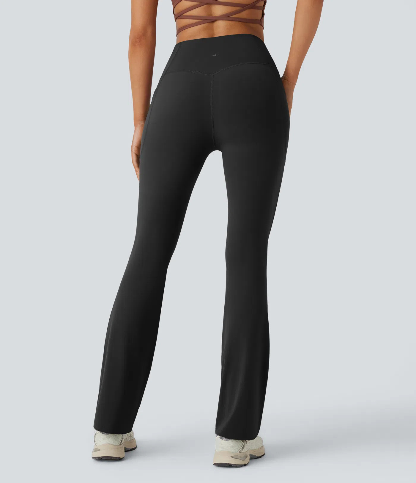 Women’s Halara UltraSculpt™ High Waisted Tummy Control Pocket Shaping Yoga Bootcut Leggings -... | HALARA