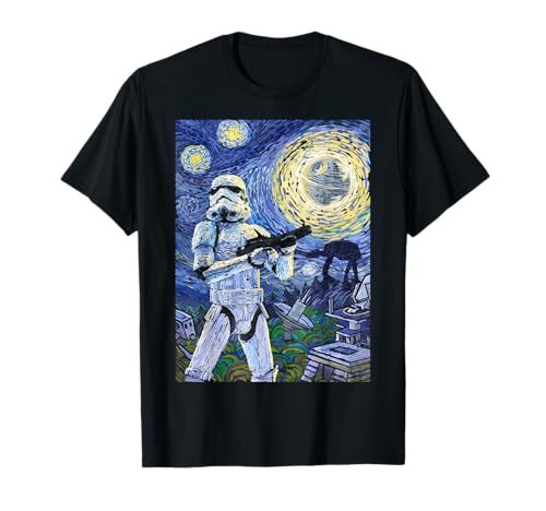 Star Wars Stormtrooper Starry Night Graphic T-Shirt C1 T-Shirt | Amazon (US)