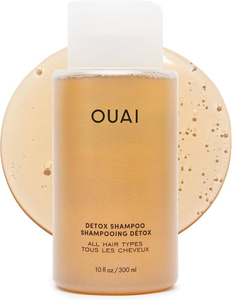 OUAI Detox Shampoo - Clarifying Shampoo for Build Up, Dirt, Oil, Product and Hard Water - Apple C... | Amazon (US)