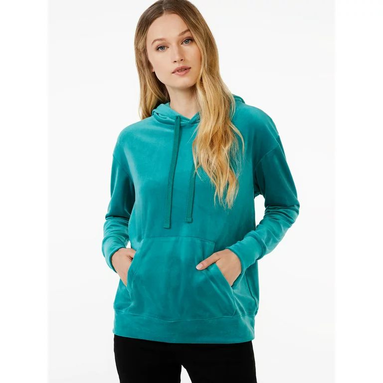 Scoop Women's Velour Sweatshirt | Walmart (US)