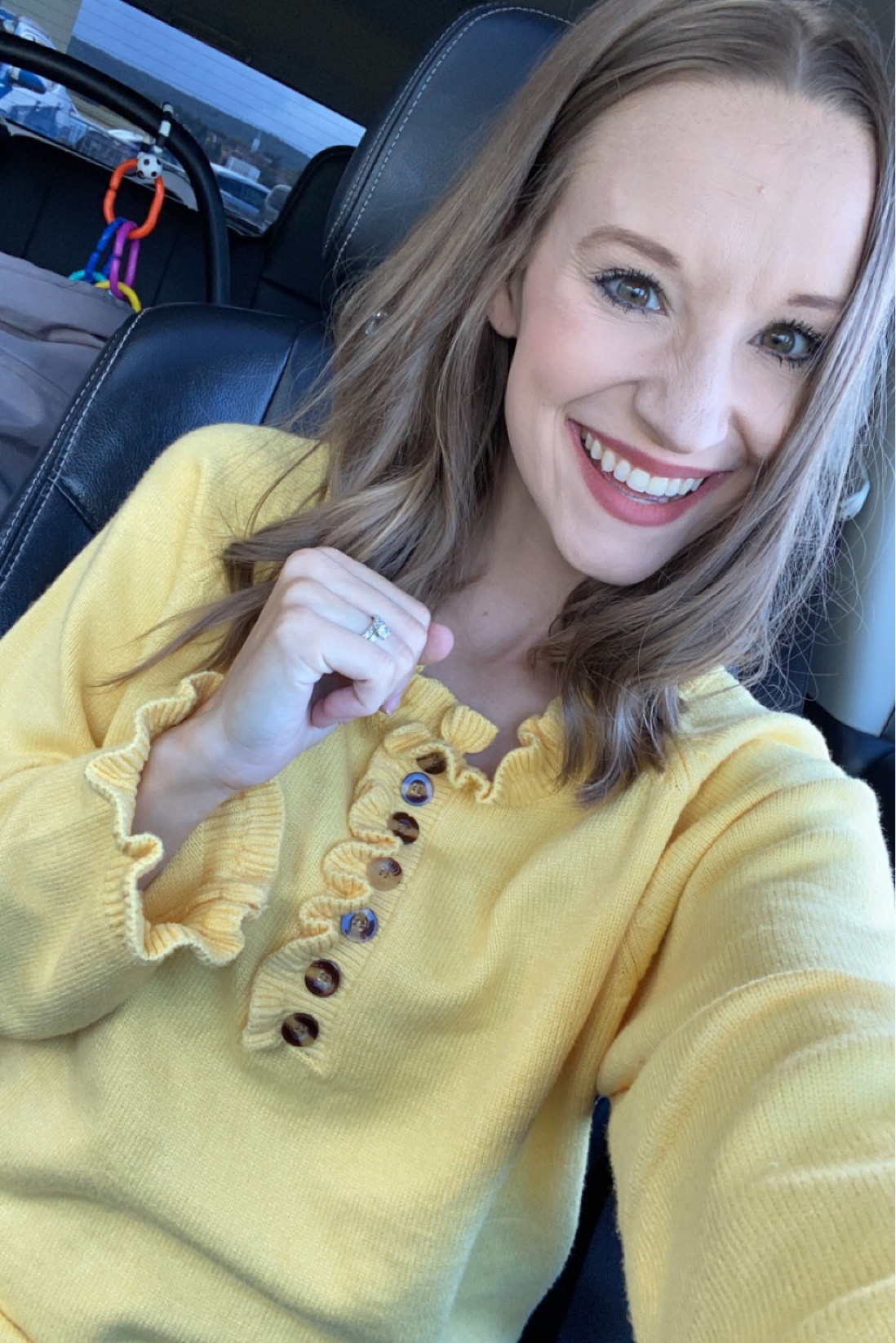 Loving this ruffle sweater from Amazon perfect for fall!! Comes in a ton of color options 

#LTKSeasonal #LTKfit #LTKSale