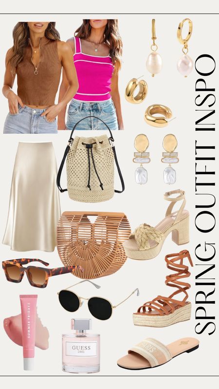 Spring outfit inspo #vacationoutfit #resortwear #springoutfit #springbreak #amazonfinds #sandals #vacationshoes #beachoutfit 

#LTKstyletip #LTKshoecrush #LTKfindsunder50