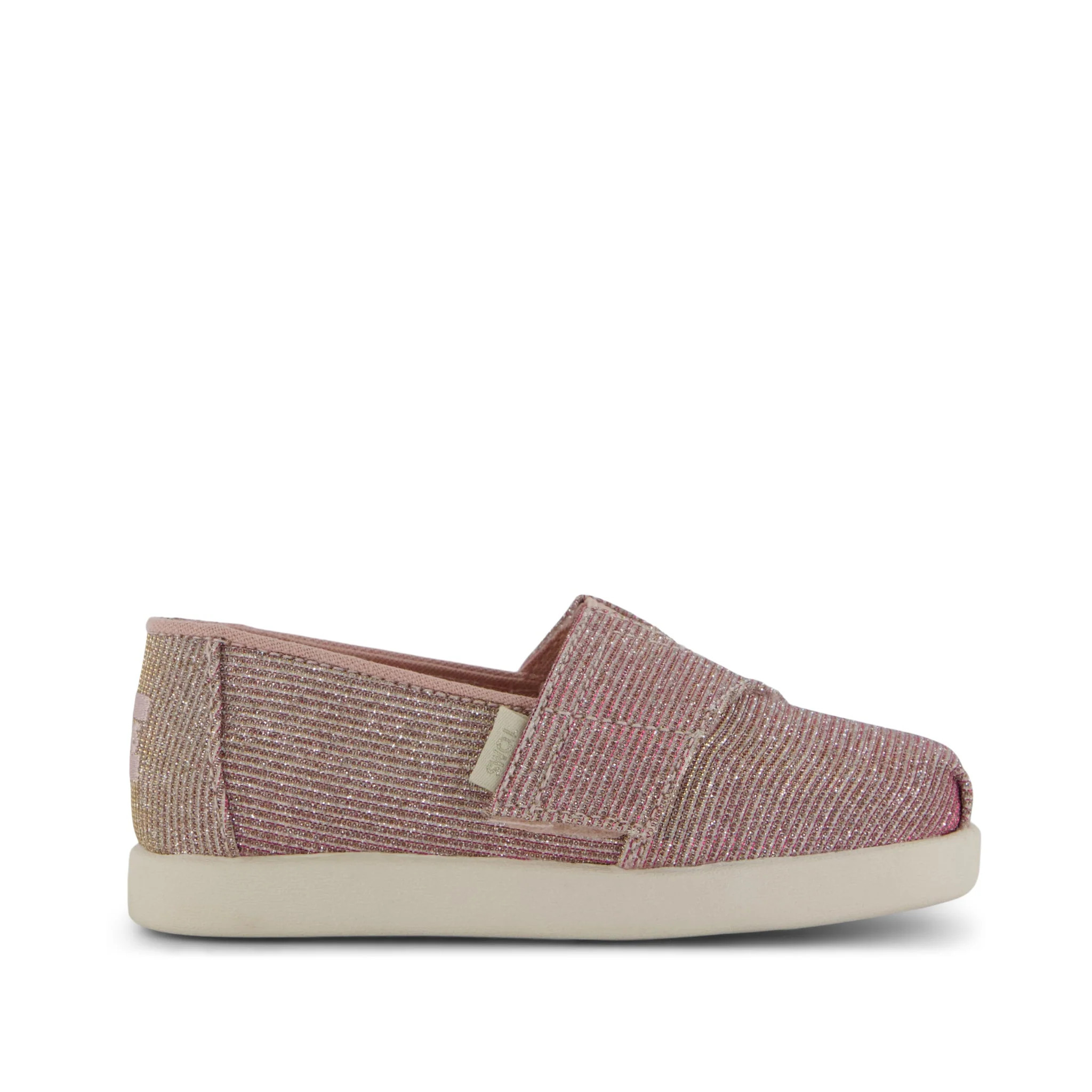 Alpargata Classic Toddler Shoe Rose Glitter Corduroy | Toms EMEA