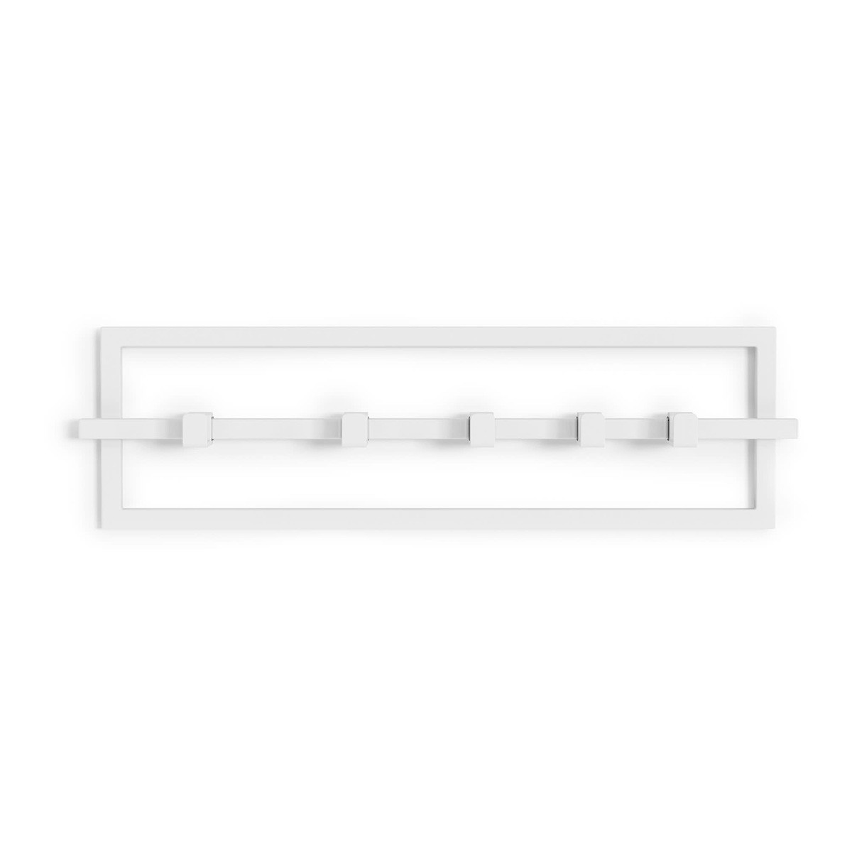 Cubiko 5-Hook Rack Black | The Container Store