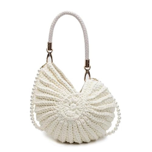 Rosesky Seashell Bag Boho Shell Purse Handwoven Crossbody Bag for Women Fashion Beach Bags Handmade Summer Clutch Purses | Amazon (US)
