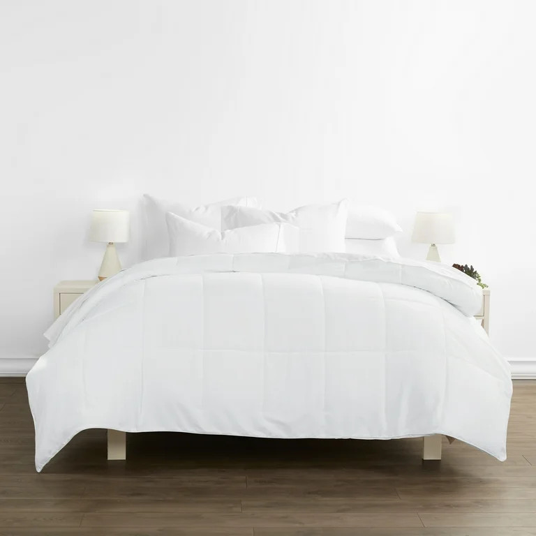 White All Season Alternative Down Comforter, King/Cal King, by Noble Linens | Walmart (US)