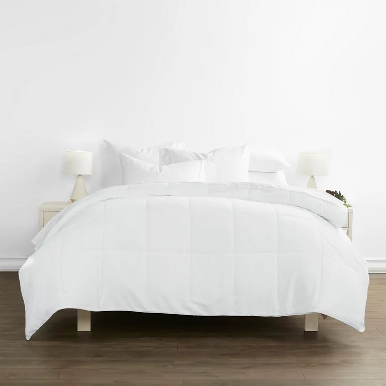 White All Season Alternative Down Comforter, King/Cal King, by Noble Linens | Walmart (US)