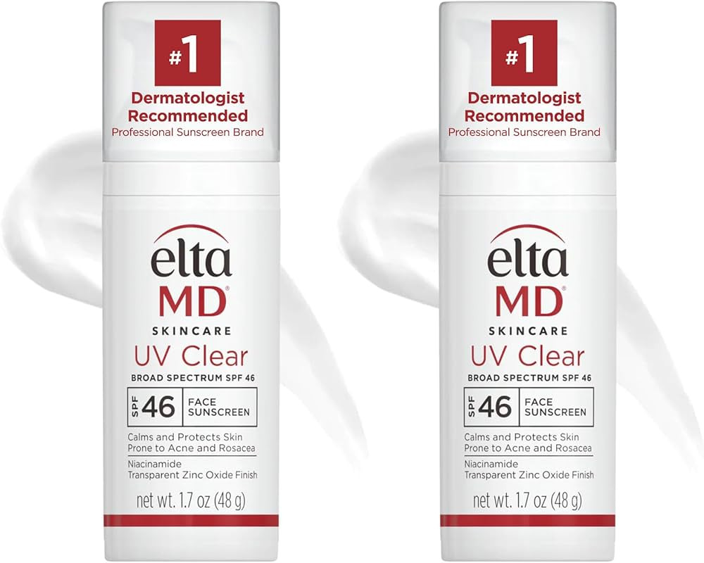 EltaMD UV Clear Face Sunscreen SPF 46, Oil Free Sunscreen with Zinc Oxide, Dermatologist Recommen... | Amazon (US)
