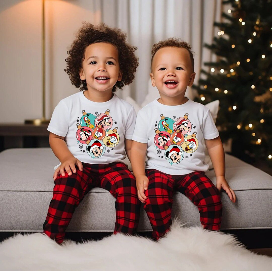 Mickey and Friends Christmas Shirt, Toddler Christmas Shirt, Holiday Shirt, Kids Christmas Shirt,... | Etsy (US)