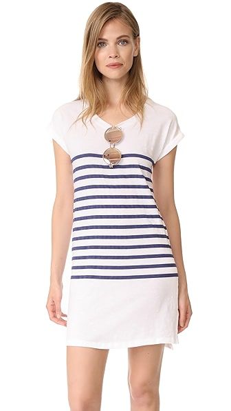 SUNDRY Stripes Roll Sleeve Dress | Shopbop