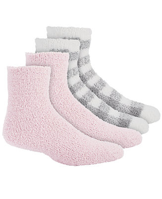 Women's 2-Pk. Fuzzy Butter Socks, Created for Macy's | Macy's