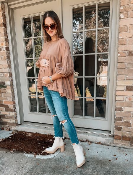 If you’re like me and have been hesitant to get a pair of maternity jeans, do it! These maternity jeans are SO comfortable and are currently 20% off! 🤰I got my true size in these and they are stretchy perfection! 💕

#LTKbump #LTKunder100 #LTKsalealert