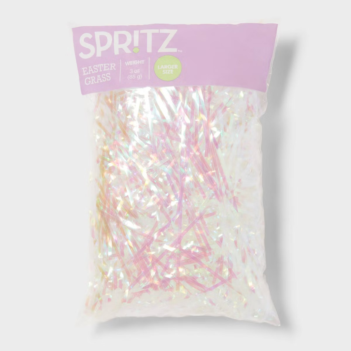 3oz Crinkle Easter Basket Grass Iridescent Clear - Spritz™ | Target