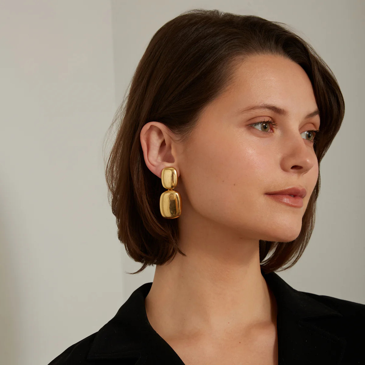 Olar Earrings Gold | Ben-Amun