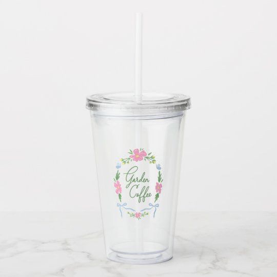 Garden Coffee Floral Tumbler | Zazzle.com | Zazzle