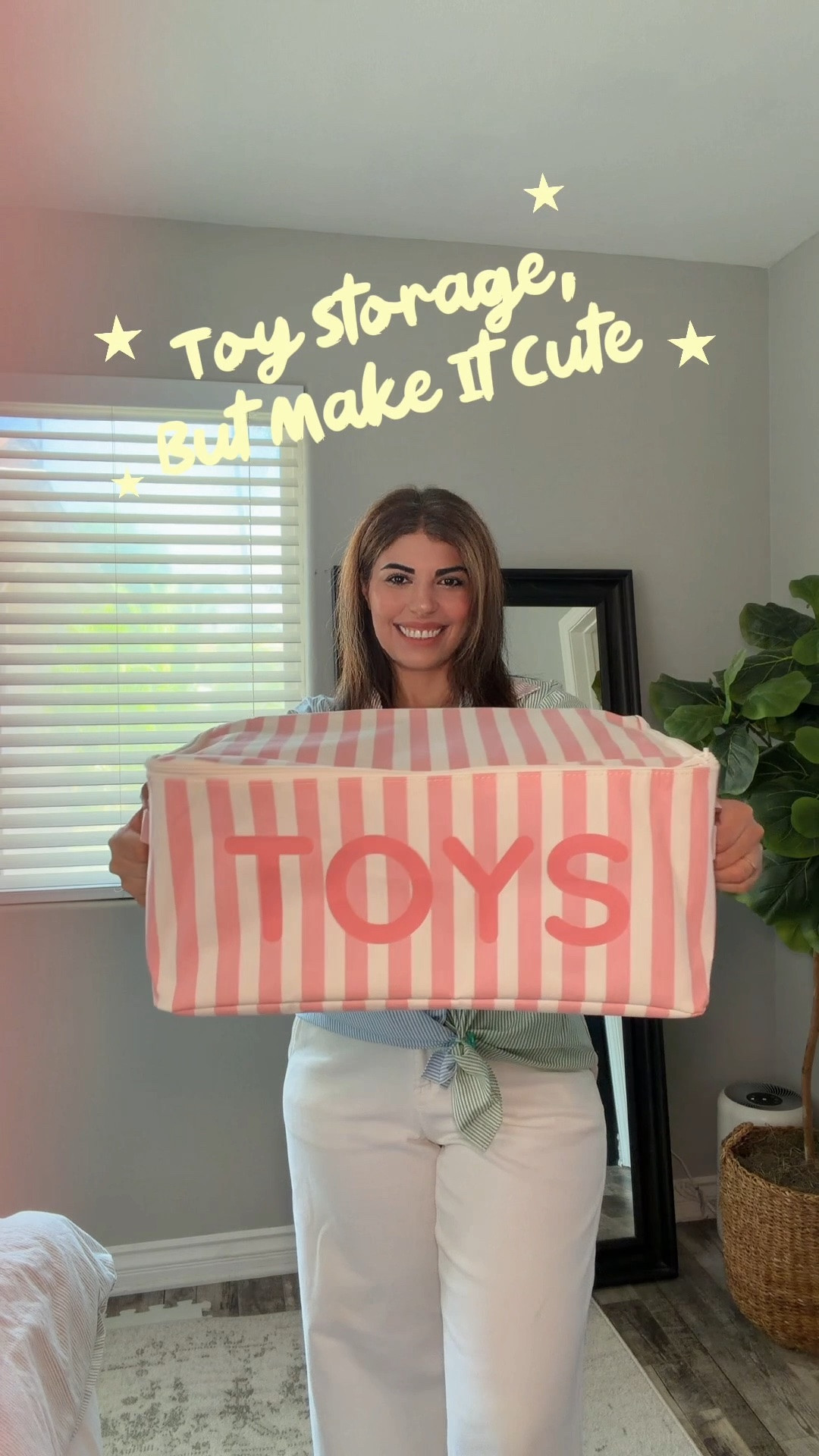 Toy Storage but make it cute! Hides the toy clutter 💕

#LTKKids #LTKHome #LTKmomlife