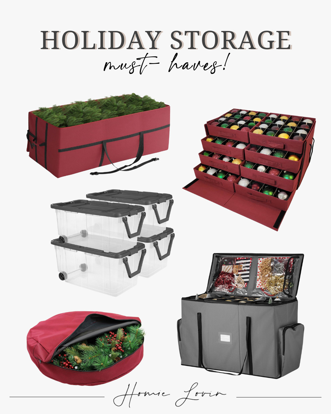 Perfect for keeping your ornaments and decorations organized. Check them out!

#Amazon 

 #LTKHoliday #LTKHome #LTKSaleAlert