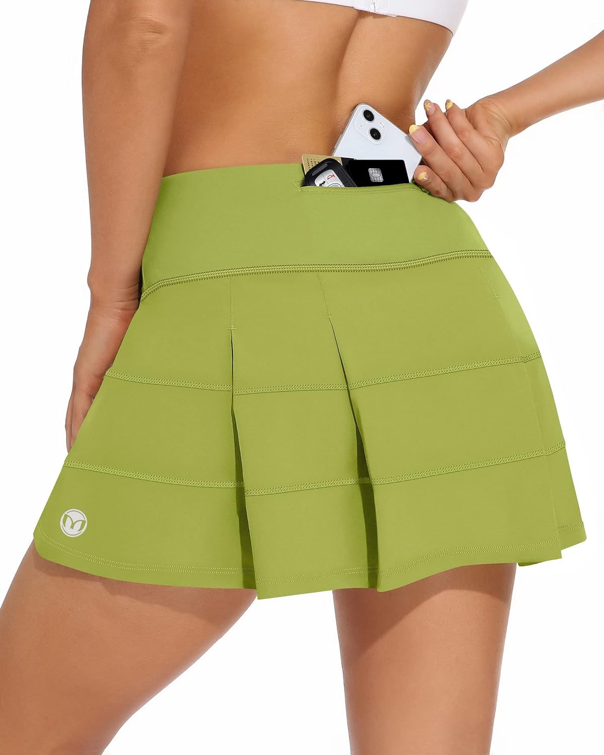 MIRITY Tennis Athletic Skirt with Shorts and Pockets for Women Golf Tummy Control Drawstring Skor... | Amazon (US)
