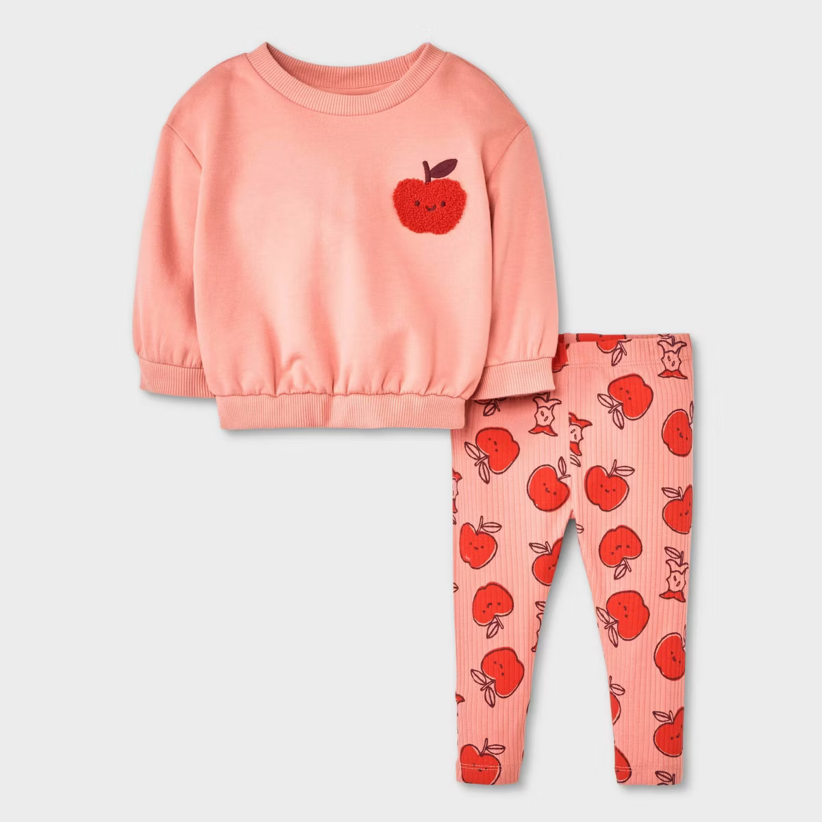 Baby Girls' 2pc Fleece Sweatshirt & Jogger Pants Set - Cat & Jack™ | Target