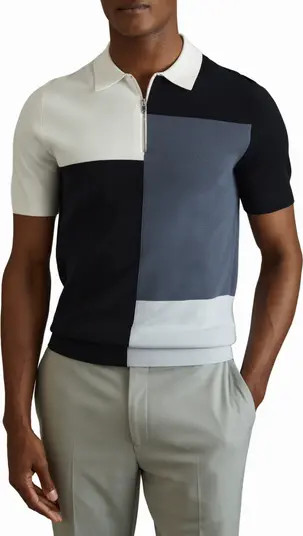 Delta Colorblock Half Zip Polo Sweater | Nordstrom