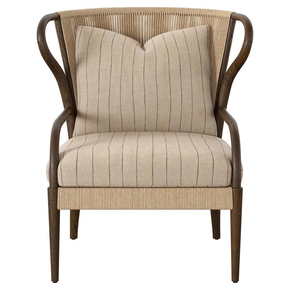 Amira Lavon Flint Chair | Kathy Kuo Home