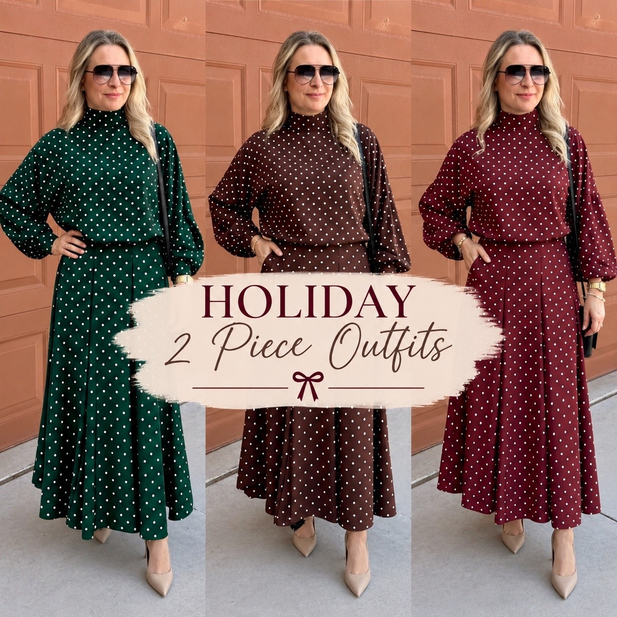 I love these two-piece sets from Amazon. Many colors are available to match each season. 




Holiday outfits, fall outfit #LTKootd

#LTKSeasonal #LTKPetite #LTKSaleAlert
