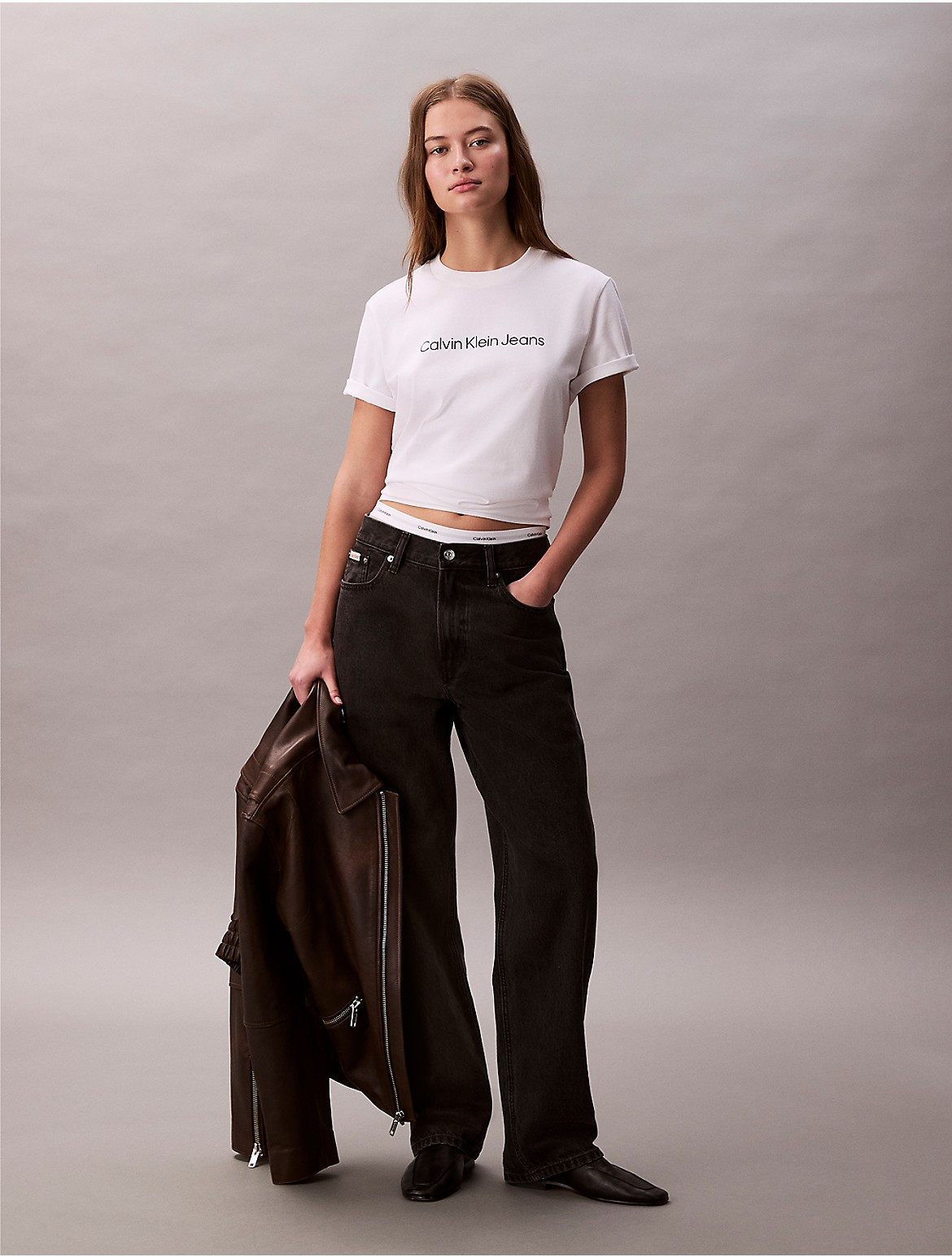 Calvin Klein Women's 90s Loose Fit Jeans - Black - 30 | Calvin Klein (US)