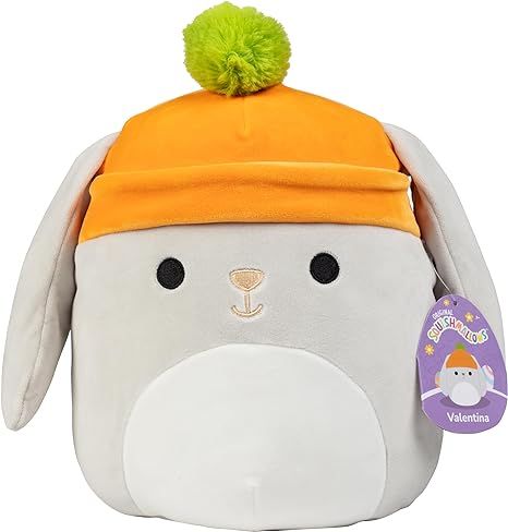 Squishmallows 10" Valentina The Grey Bunny Easter Plush - Official Kellytoy - Collectible Cute So... | Amazon (US)