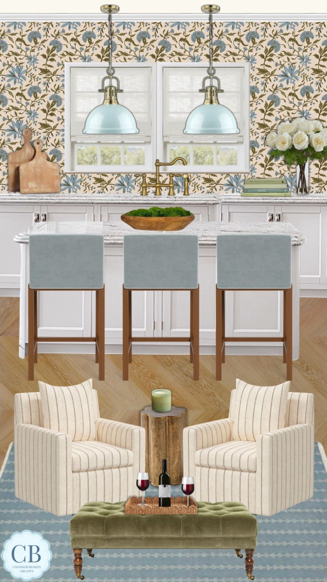 A cozy kitchen design!! 

#kitchendesign #kitcheninspo 

#LTKStyleTip #LTKHome #LTKVideo