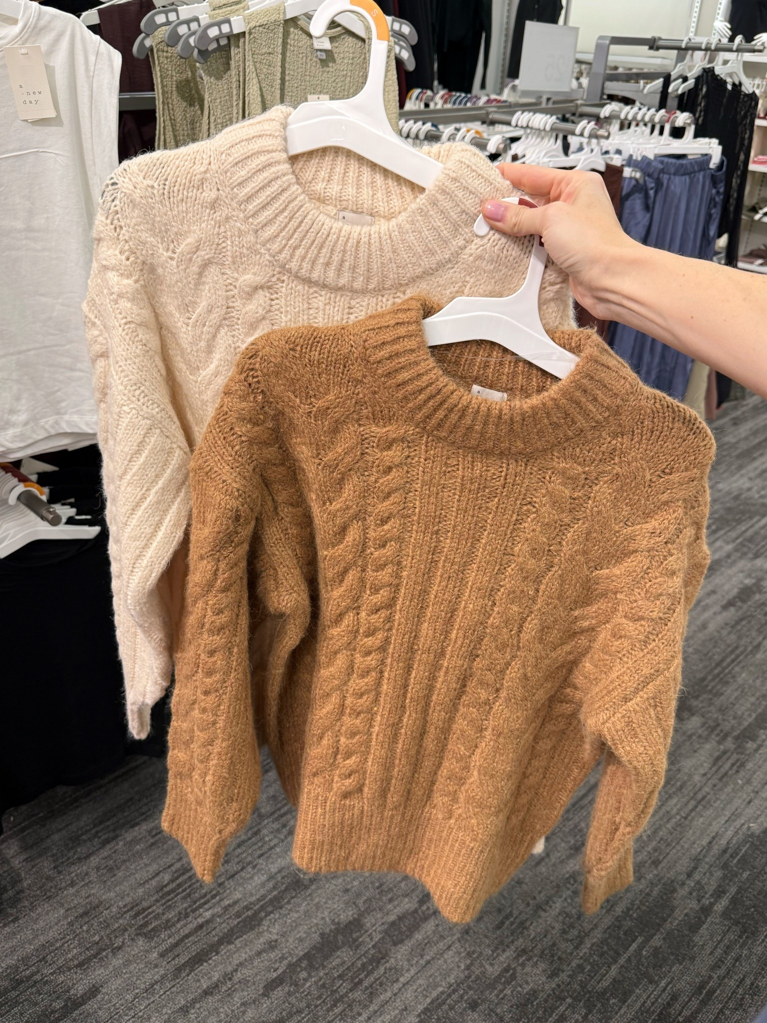 Cozy cable knit sweaters 

#LTKFindsUnder50 #LTKStyleTip #LTKSeasonal