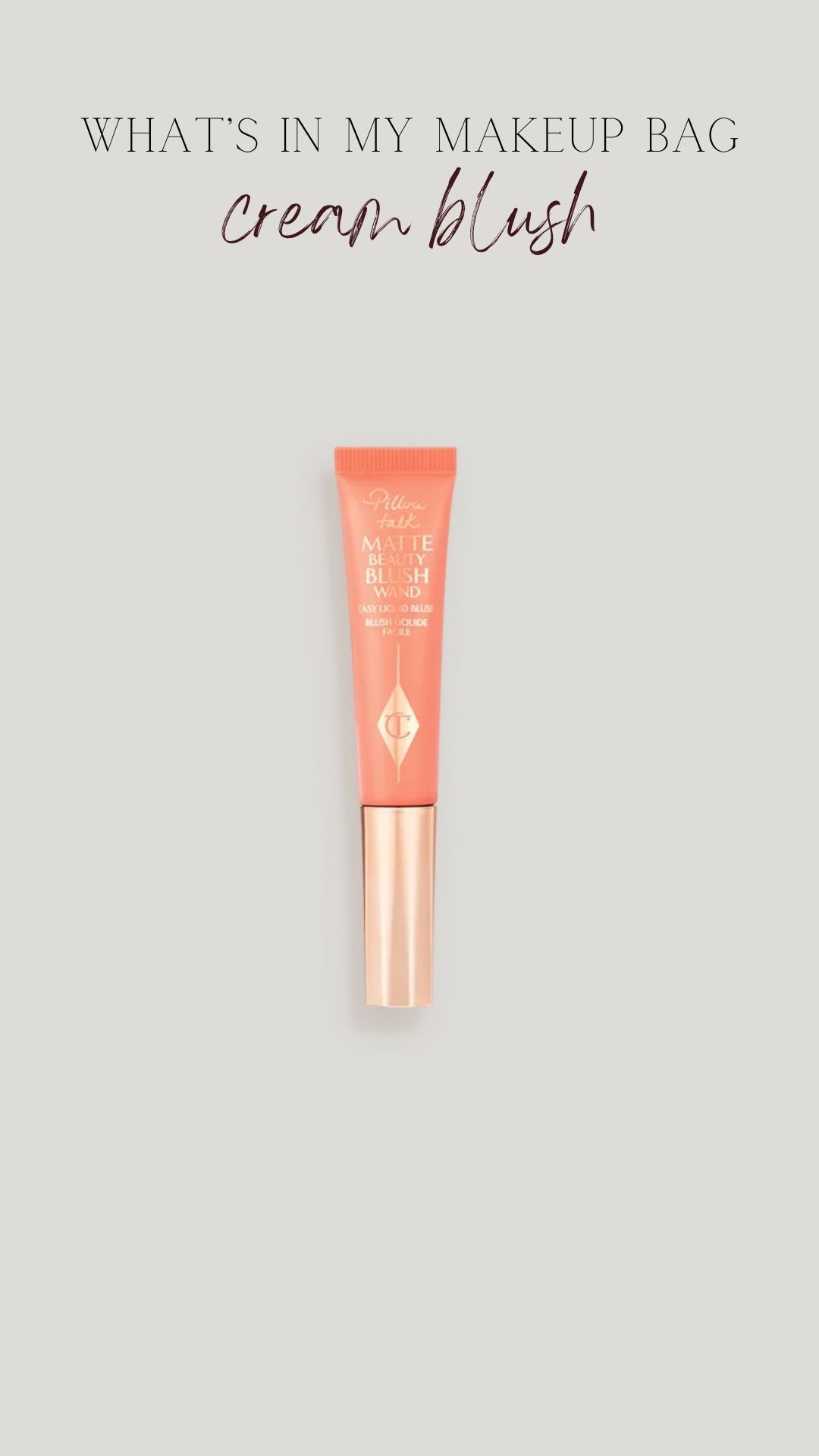Charlotte tilbury cream blush in peach pop 

#LTKuk #LTKbeauty