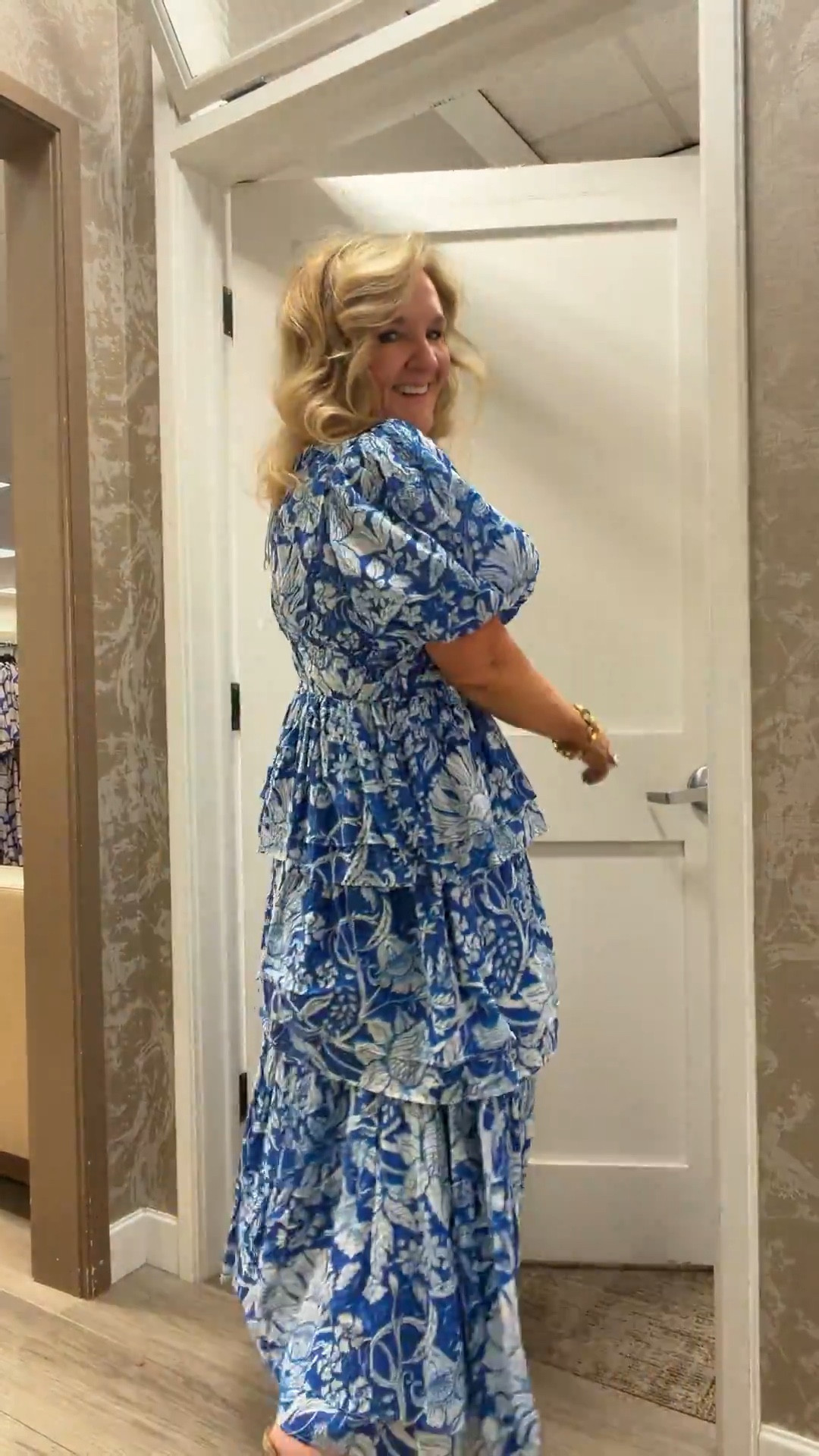 Such a pretty dress. So lightweight. Perfect for a beach wedding. Outdoor wedding guest. 
True to size 

#LTKWedding #LTKPetite #LTKOver40