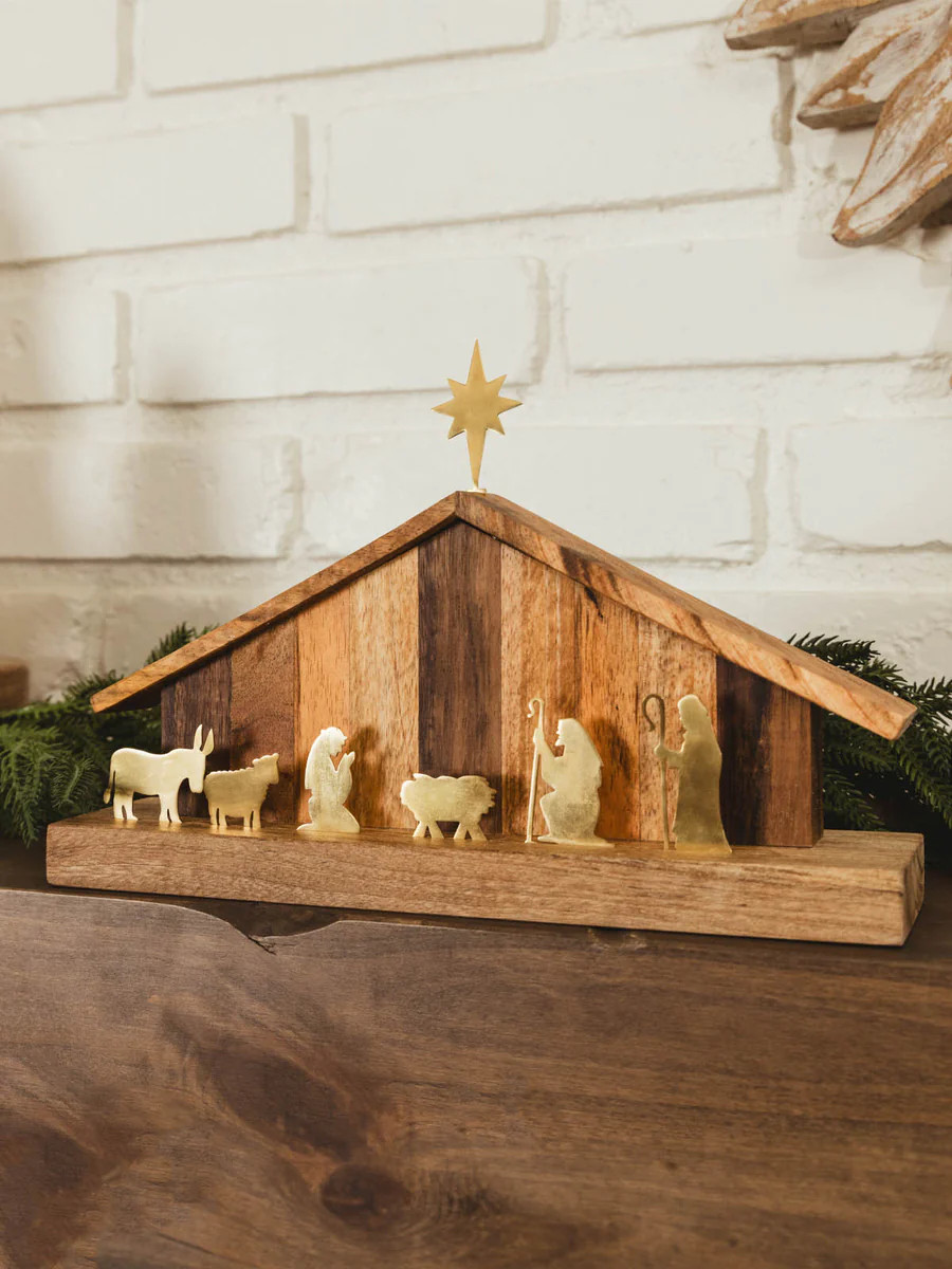 Wooden Nativity Scene | Joffa Marketplace