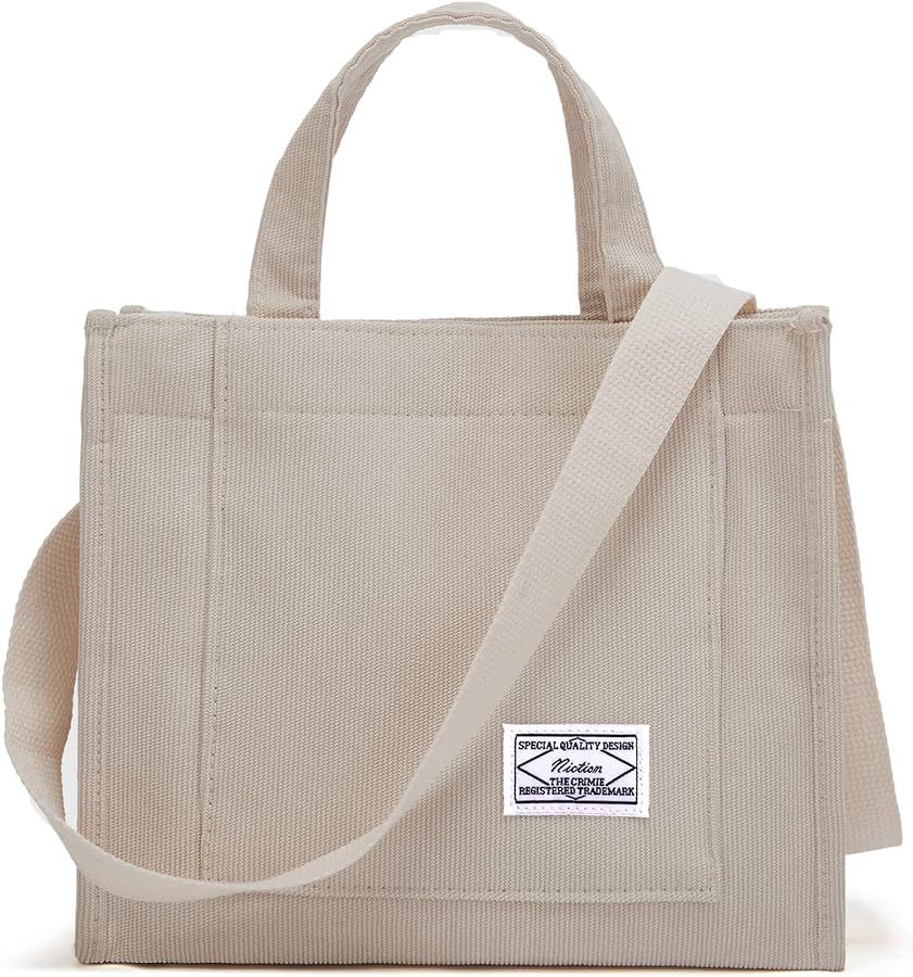 Tote Bag Women Small Satchel Bag Handbag Stylish Tote Handbag for Women Corduroy Hobo Bag Fashion... | Amazon (US)