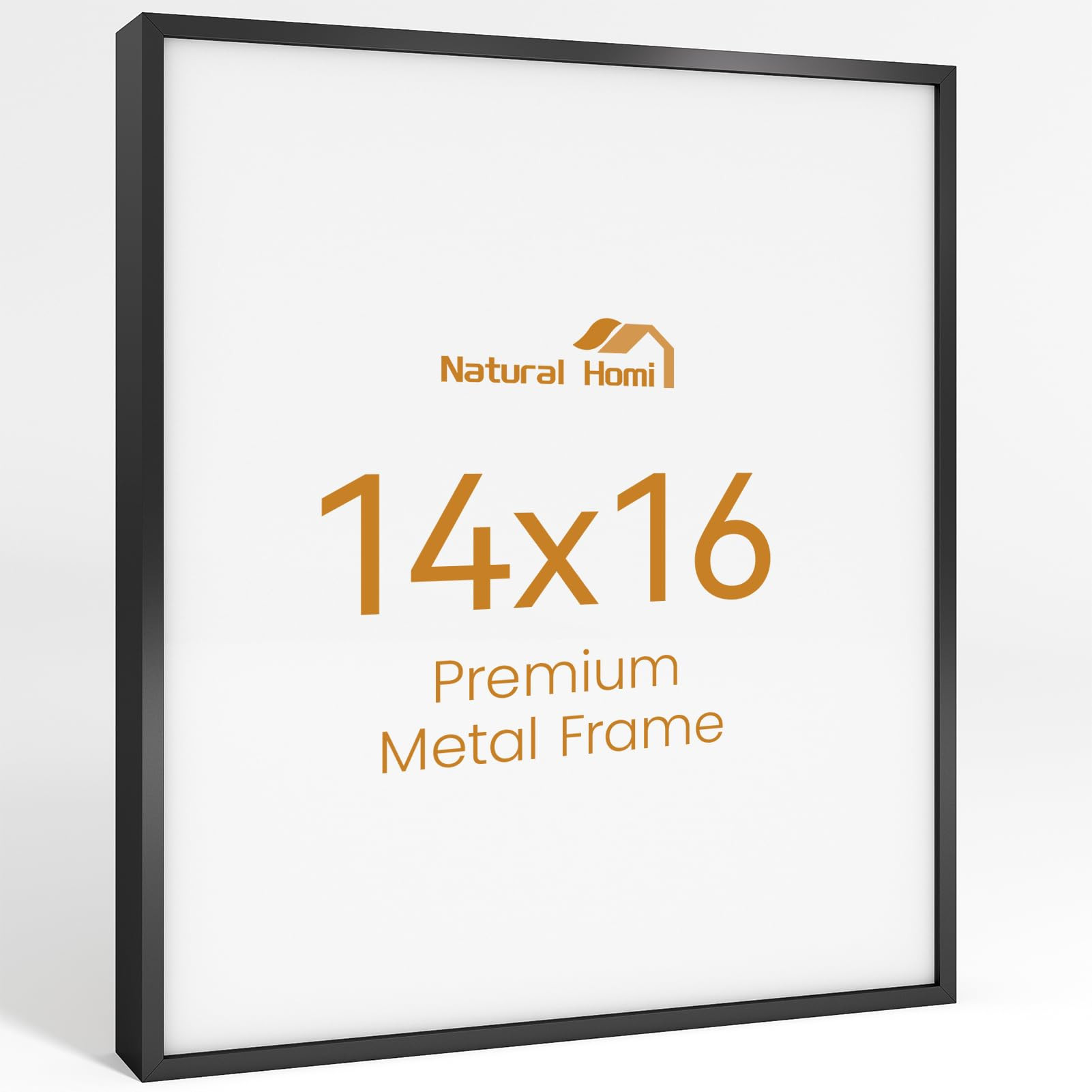 14x16 Aluminum Metal Picture Frame,Tempered Glass Black Photo Frame 14x16 for Family Photo,Poster... | Amazon (US)