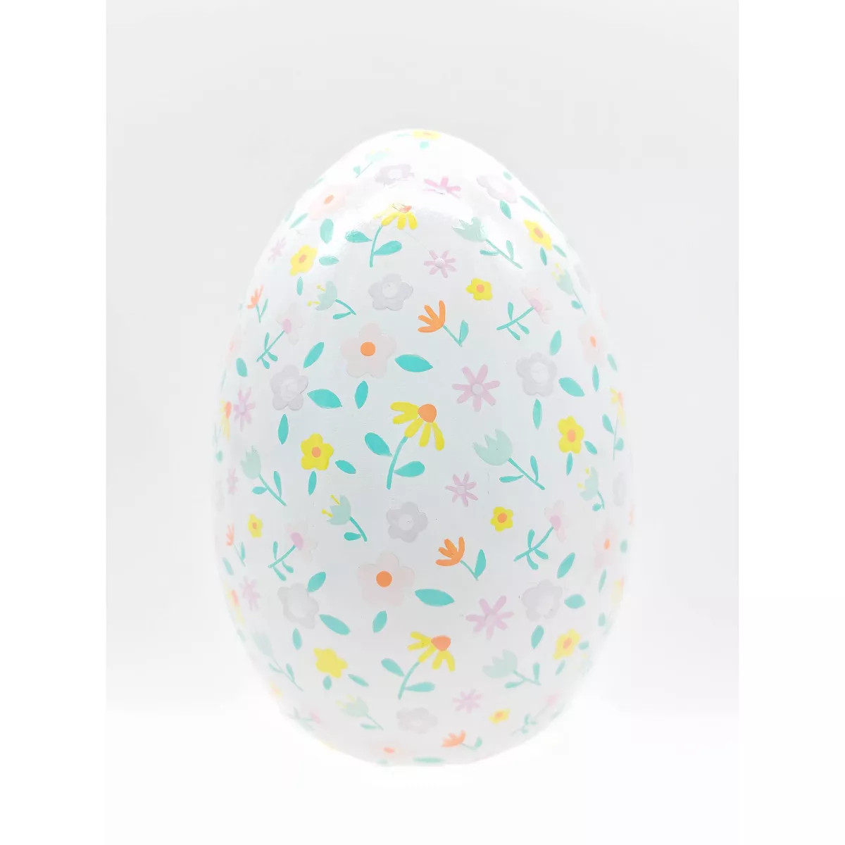 Large Decorative Printed Wood Easter Egg Floral Pattern - Spritz™ | Target