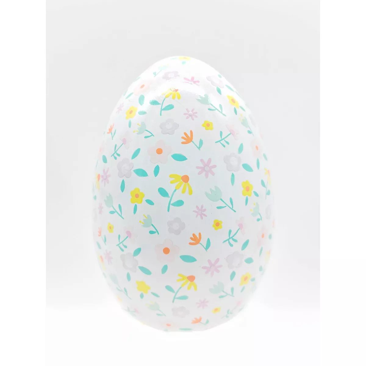 Large Decorative Printed Wood Easter Egg Floral Pattern - Spritz™ | Target