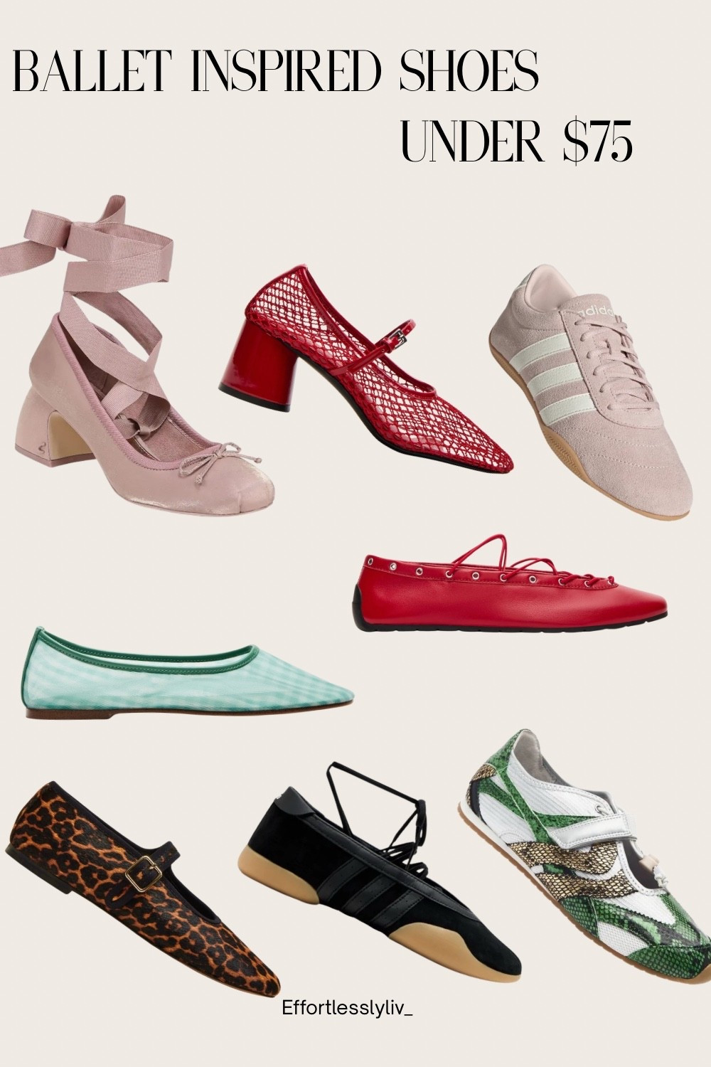 Ballet inspired shoes under $75 

#LTKSeasonal #LTKSaleAlert