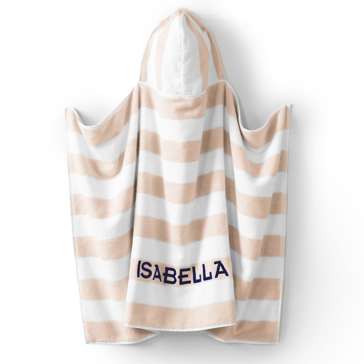 Cabana Stripe Kids Hooded Beach Towel | Mark and Graham