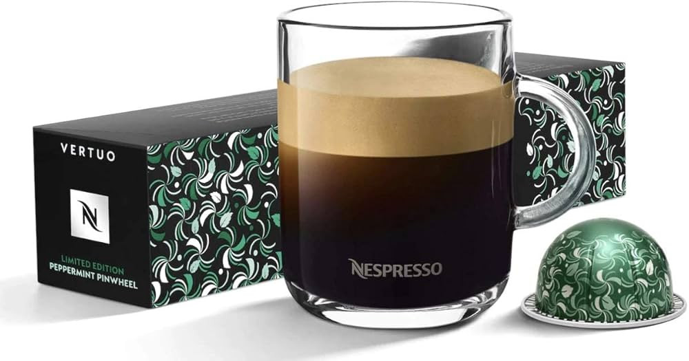 Nespresso Coffee Pods 10 Capsules 1 Sleeve VertuoLine Vertuo Line Single Serve Intenso/Double Esp... | Amazon (US)