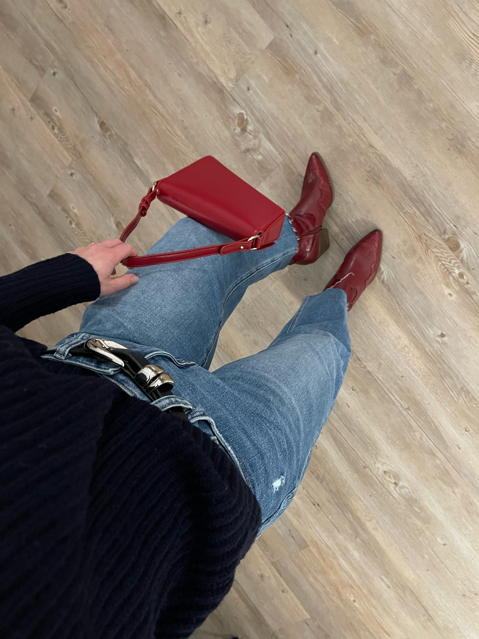 Red boots for the holiday season! 

#LTKParties #LTKStyleTip #LTKHoliday