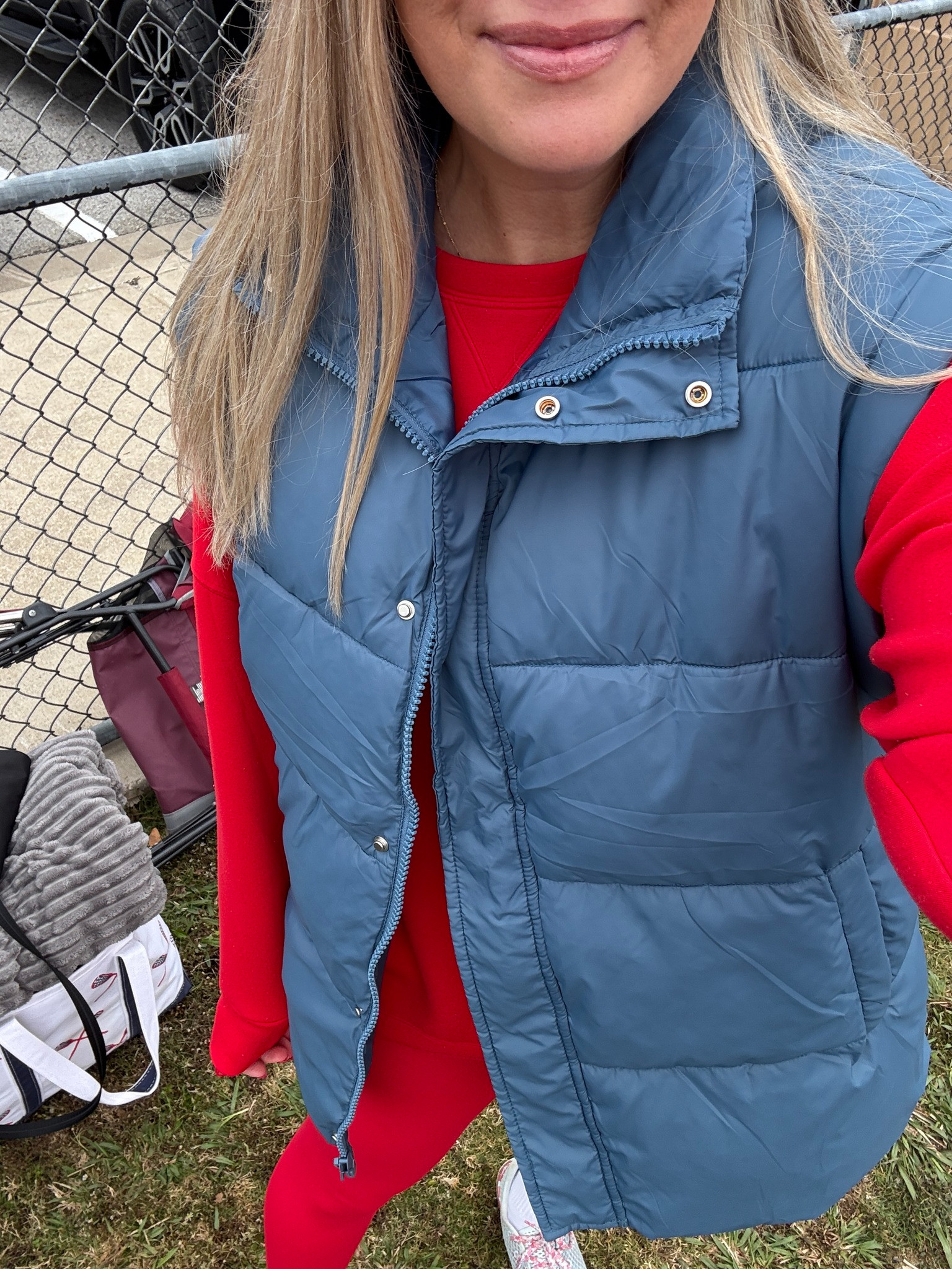 OOTD for a day of cold lacrosse games!  

 #LTKootd #LTKmomlife #LTKOver40