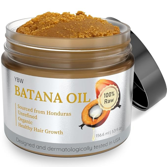 YBW Batana Oil for Hair Growth Dr. Sebi Organic, Natural, Pure and 100% Raw Batana Oil Paste from... | Amazon (US)